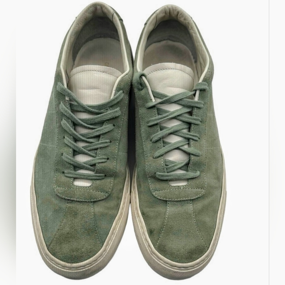 Common Projects Green Suede Low Limited Summer Edition Sneaker | US 10.5-11